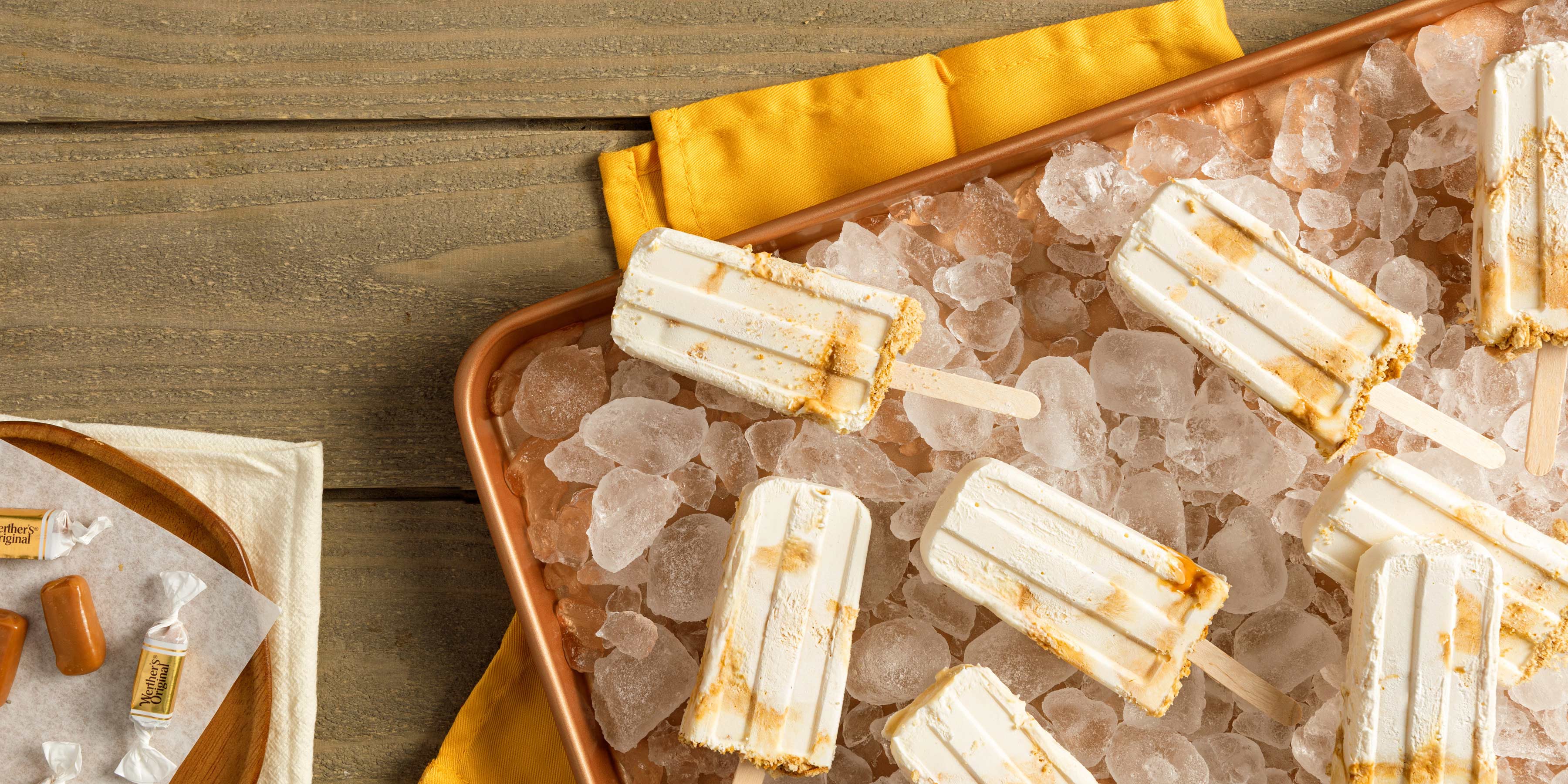 Caramel Swirl Cheesecake Pops