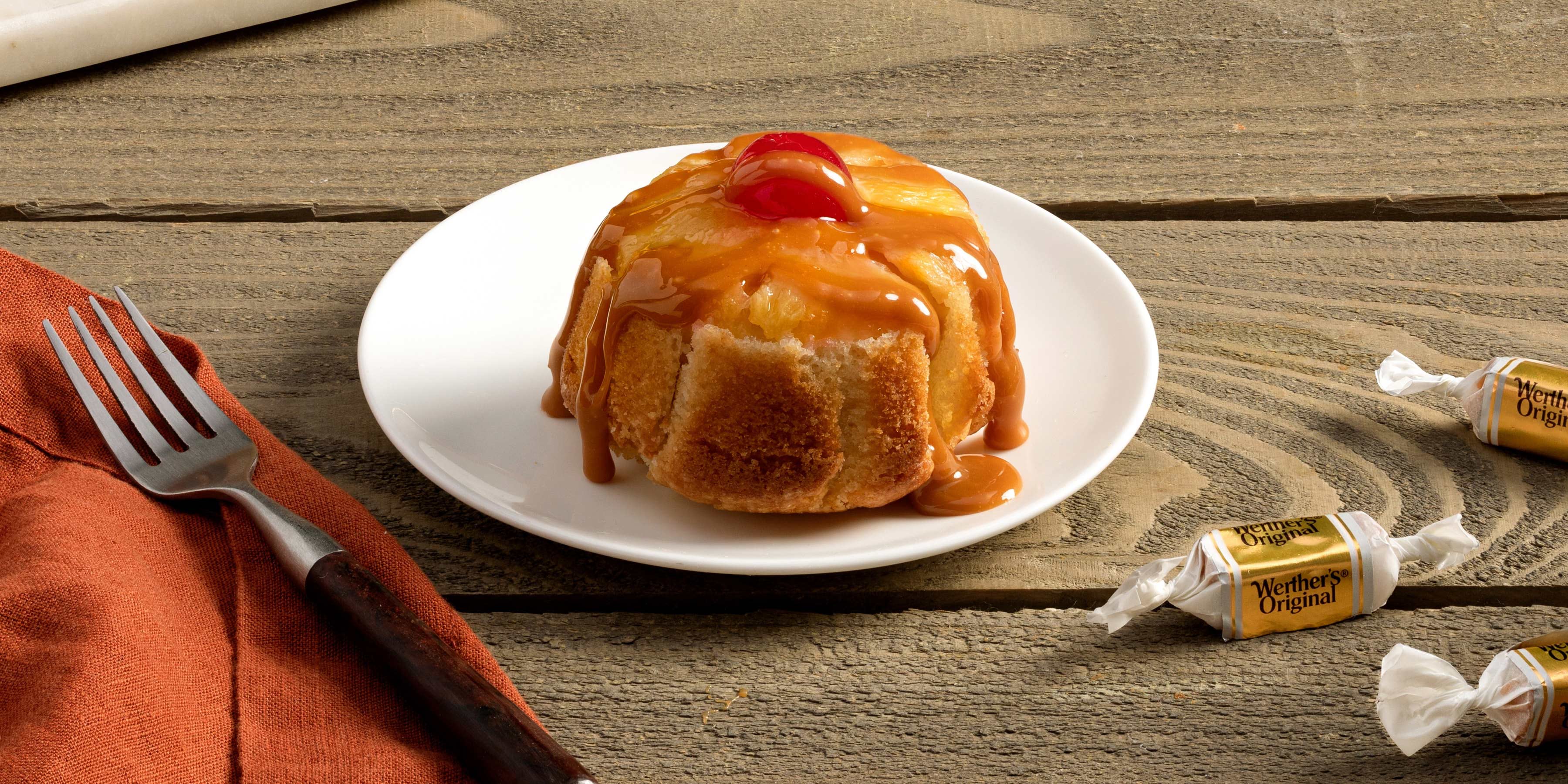 Caramel Pineapple Upside-Down Cupcakes