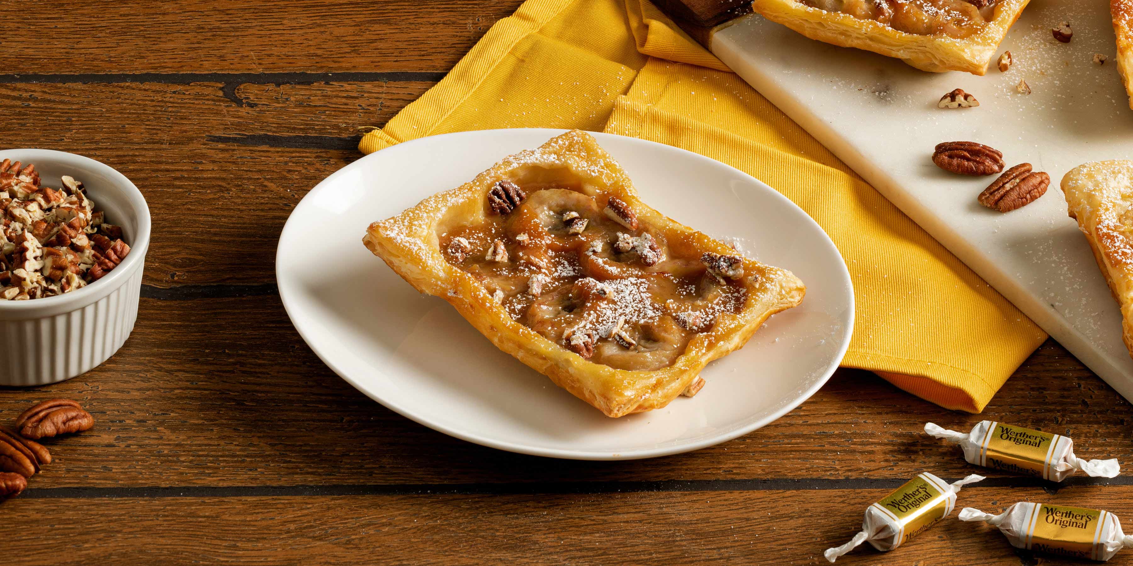 Upside-Down Caramelized Banana Tarts